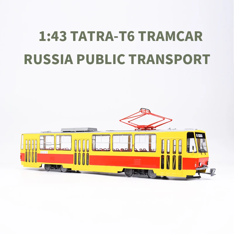 Brand New And Original 1:43 TATRA-T6B5 USSR Public Transport Vehicle Die Cast Road Tramcar Model SSM4057