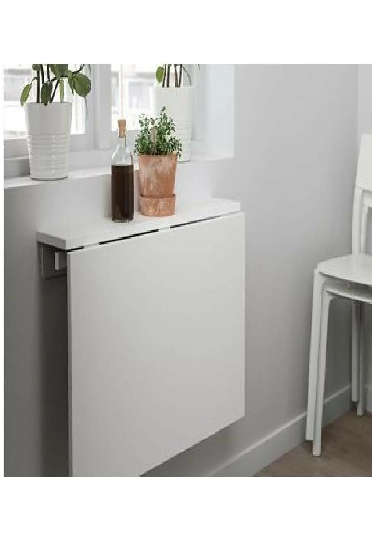 Meja Makan Lipat Pasang Dinding Ankaflex 60X90 Cm