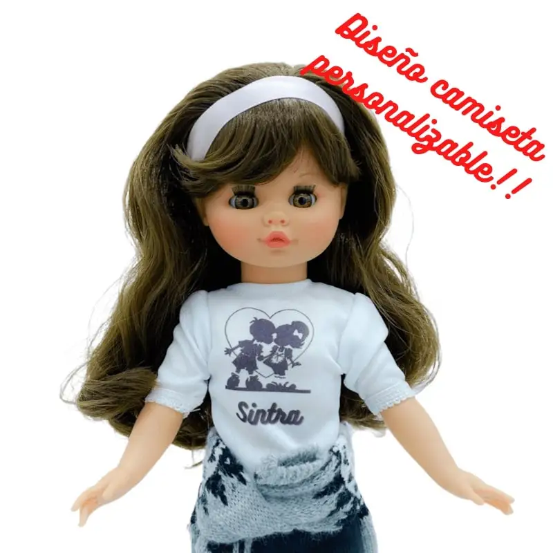 Original 2021 Sintra doll 40 cm customizable with photo, name, hobbies. Design Kiss Music Limited Edition 100% vinyl.