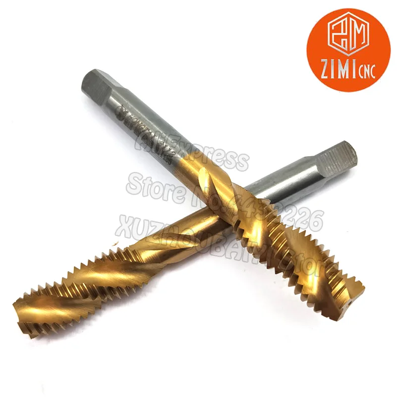 

1pcs M12*1.75 Titanium-plated Spiral Tap Processing Stainless Steel Threading Tool Tap Drill Thread Tap Screw Thread