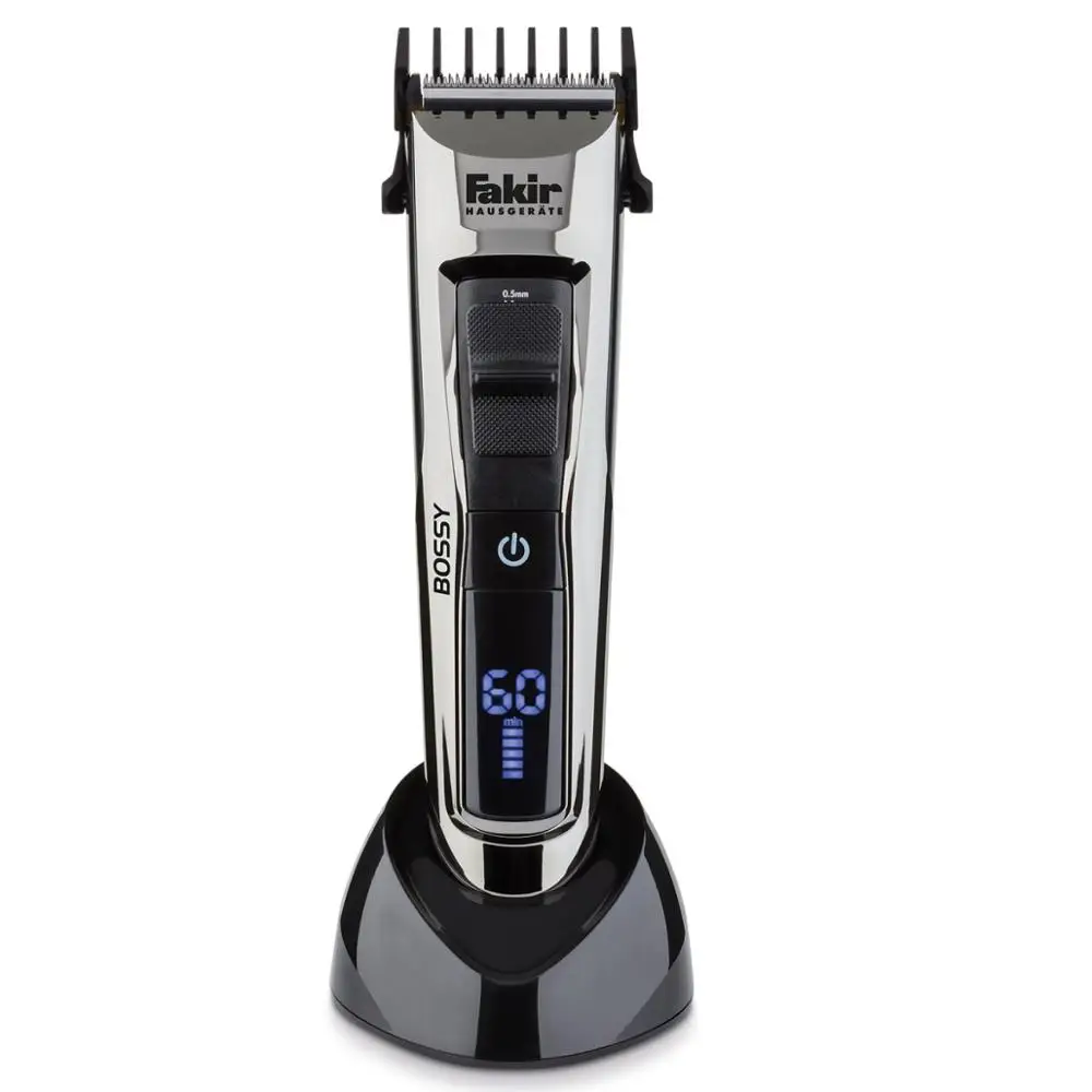 Fakir Bossy Digital Personel Groomer, Trimmer, Shaver, Clipper Washable Blades, Hair-Beard Cutting Machine Kit With Combs