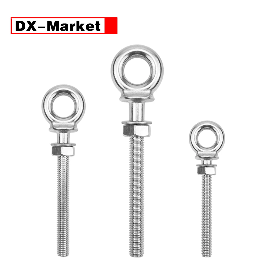 Cast Extension Eyebolts , 316 Stainless Steel Marine Yacht Fasteners ,A072