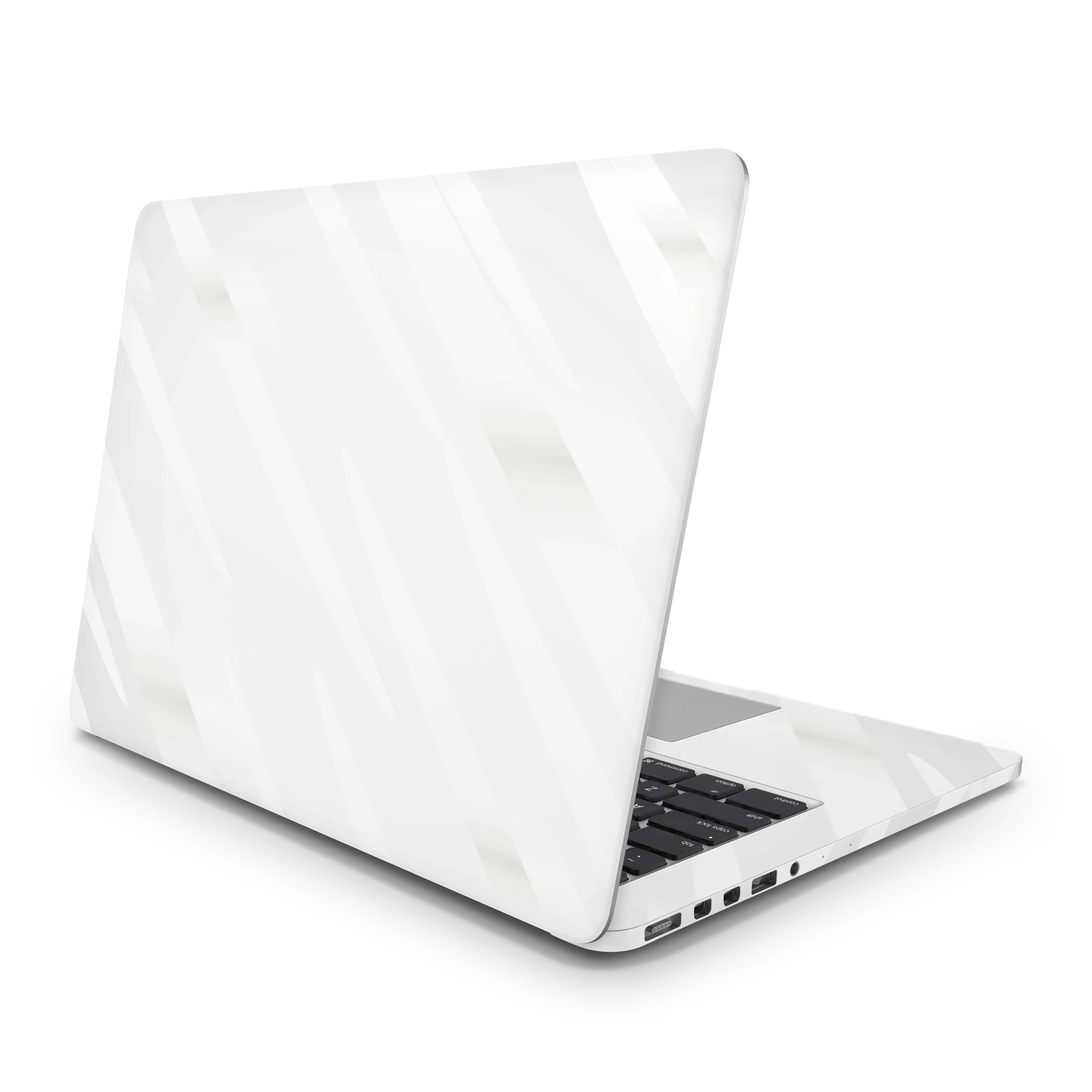 Sticker Master White Elegant Laptop Vinyl Sticker Skin Cover For 10 12 13 14 15.4 15.6 16 17 19 