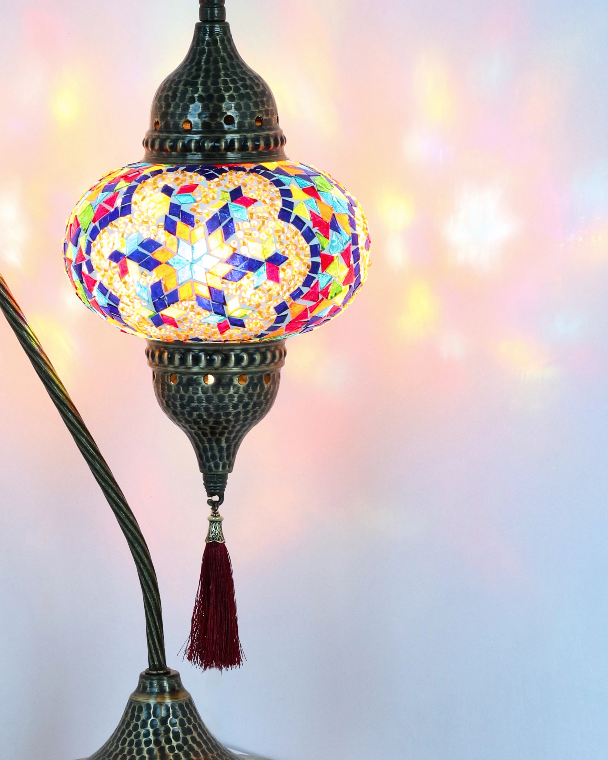 NEW DESIGN-Turkish mosaic bedside table lamp.
