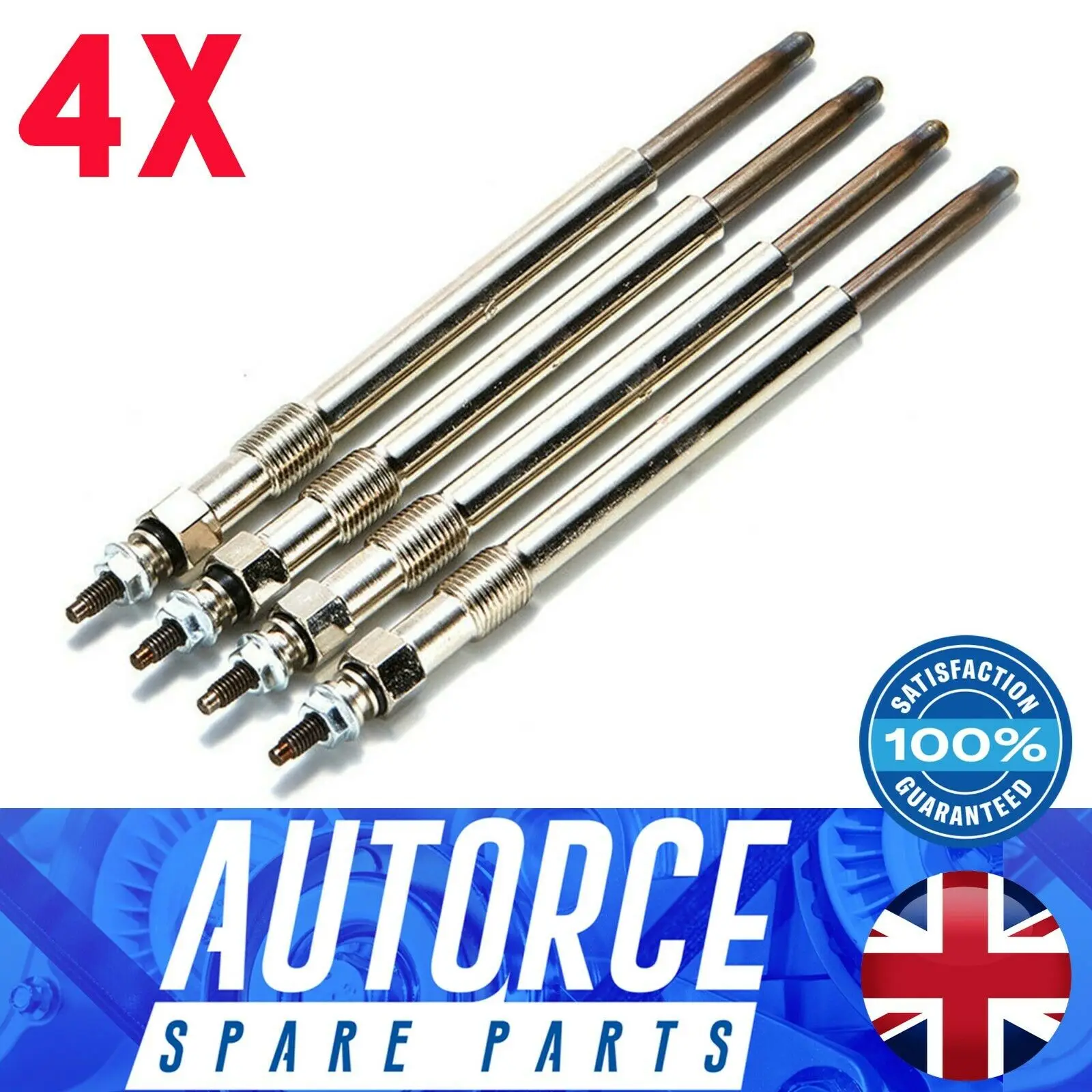 AUTORCE 4X HEATER GLOW PLUGS INTENDED FOR MITSUBISHI L200 L300 L400 PAJERO KIA 2.5 D 3671042500 - MD301950 - MD344469 - MD354500