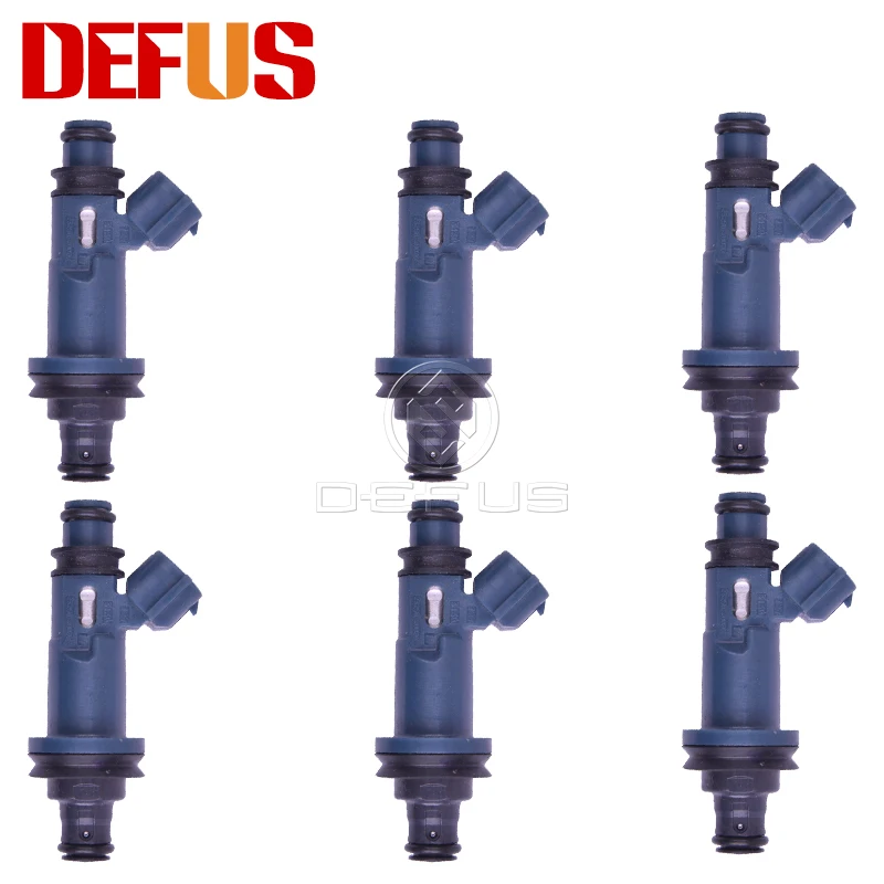 

DEFUS 6pcs 23209-20020 Fuel injector For Toyota Avalon Camry Highlander Sienna Solara 3.0L V6 1999-2004 23250-20020 23250-0A010