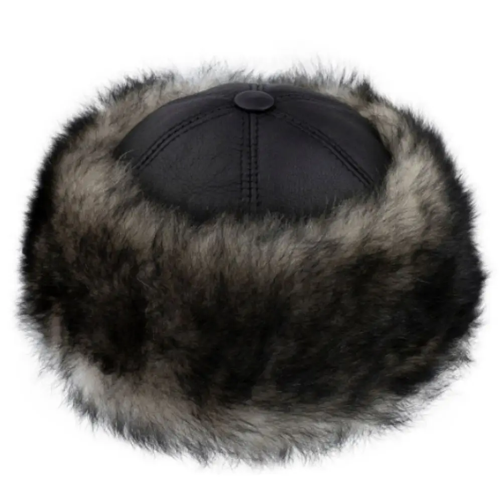 

Round Warm Sheepskin Shearlin Leather Hat Sheepskin Hat Turkish Hat Anatolian Hat % Original lamb leather hat fur hat