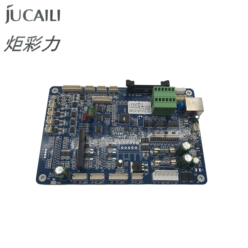 Jucaili new version Senyang board kit V6 version for Epson I3200 double head carriage board main board for Eco solvent printer