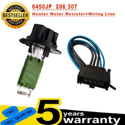 6450JP 206 307 Blower/Heater Motor Resistor Or Wiring Line for Peugeot Citroen C3 Xsara Picasso 6450.JP 6445ZL 6445KL