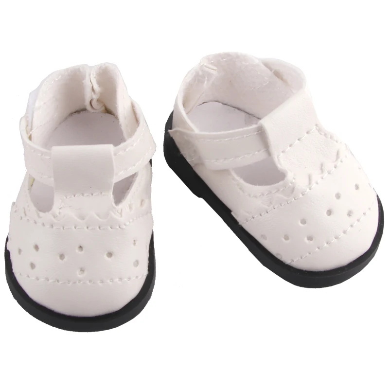 5.5cm Mini Leather Doll Shoes For 1/6 BJD 14 Inch American Doll Boots High-quality Cute Accessories For DIY,Russia Girl Doll Toy - Image 4
