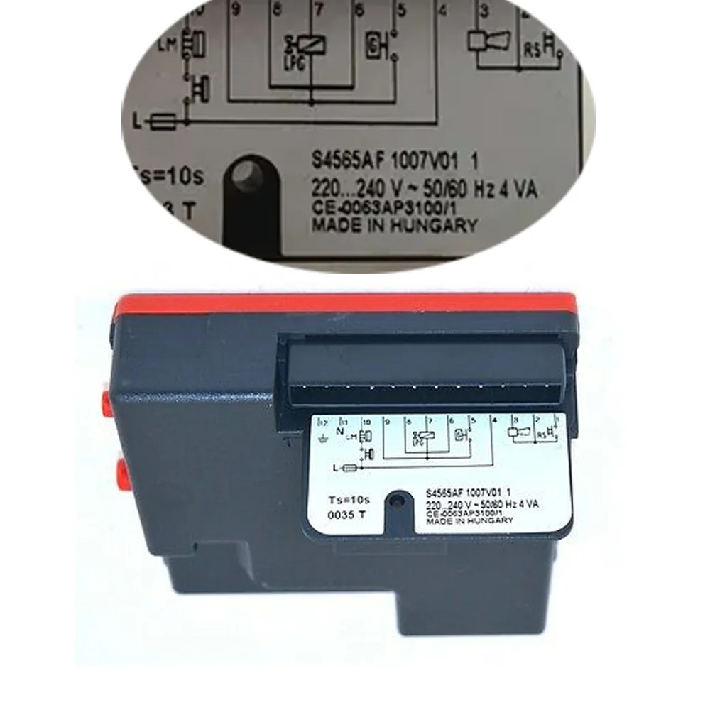 จุดระเบิดอิเล็กทรอนิกส์ Honeywell S4565AM 1009 1 (Protherm) Ignition Transformer. Тs 10S. แรงดันไฟฟ้า: 230V 50 Hz