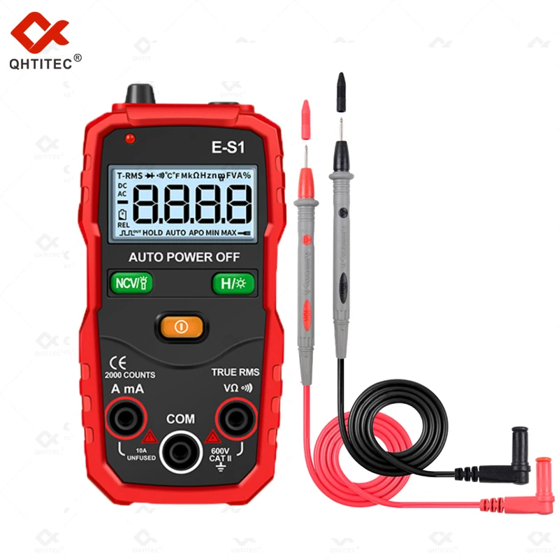 

Professional Digital Multimeter Auto Range Inteligent Multimeter Rrue RMS Ammeter Voltmeter 3 In 1 Electrician Tool Tester