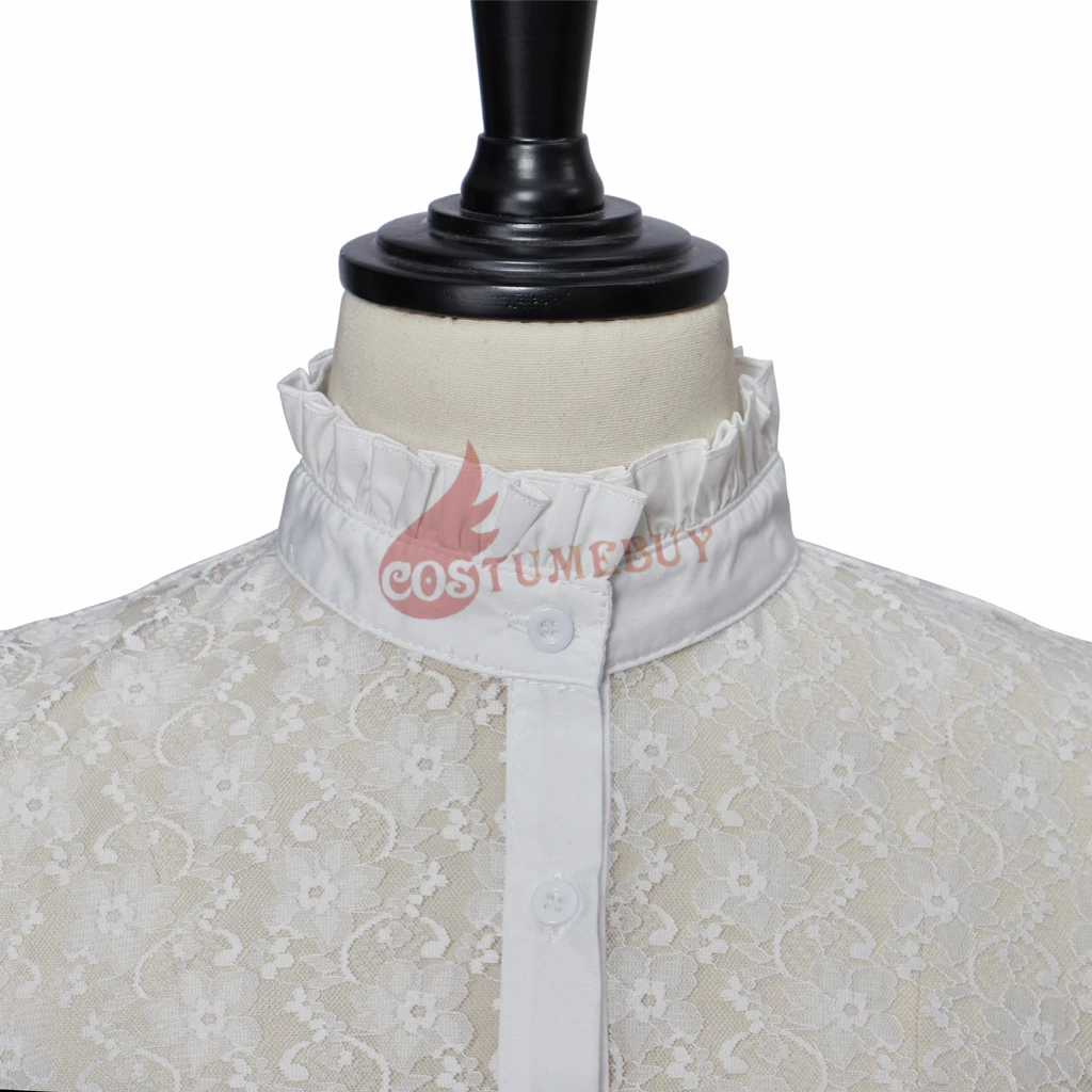 Costumebuy rendas colar falso destacável blusa topo coleiras falsas branco meia camisa traje acessórios para mulher