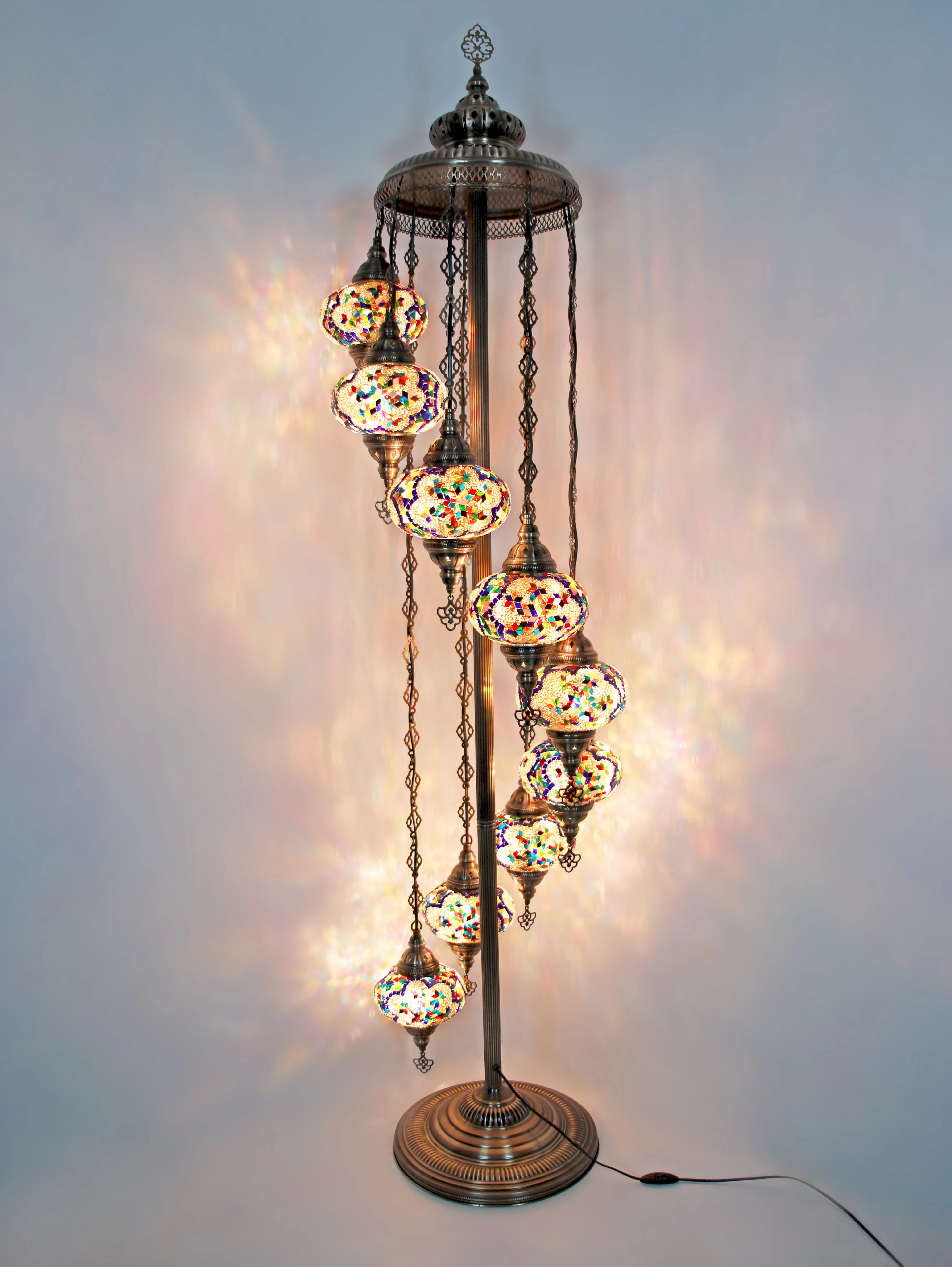 Turkish Mosaic Floor Lamp 11 Variations.