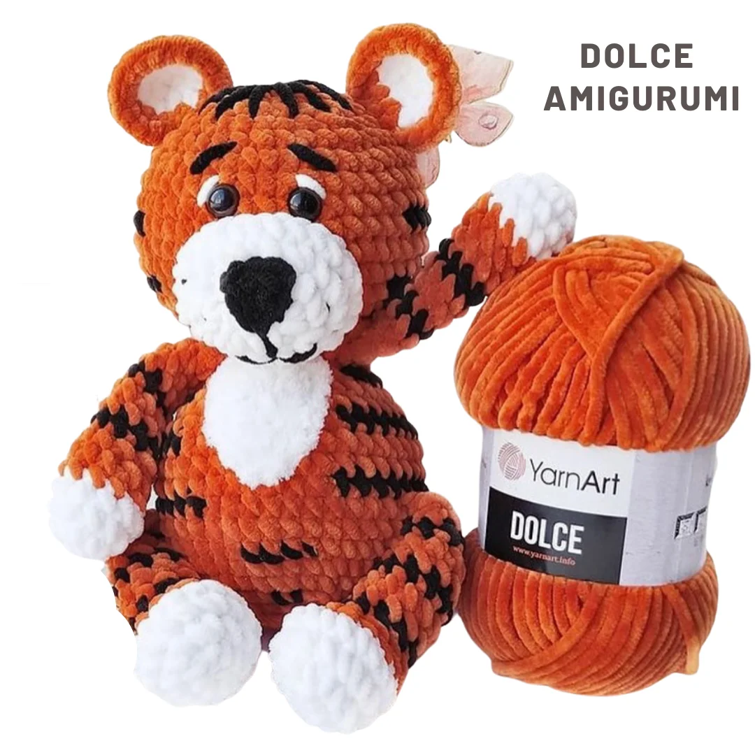 Yarnart Dolce przędza przędza dziecięca na drutach i szydełku DIY z miękkiego aksamitu nici dzianiny lalka szalik koc ponczo Amigurumi