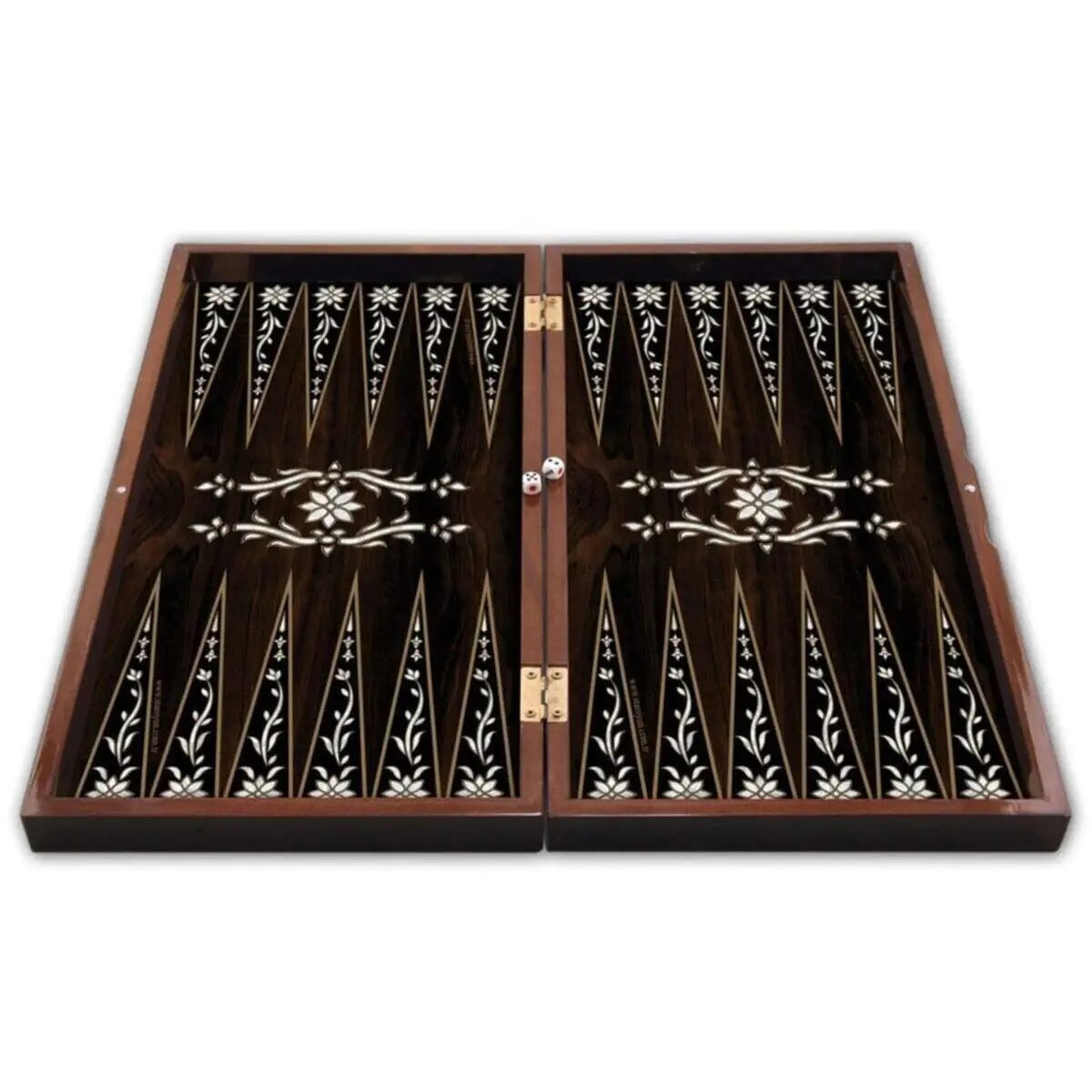 Big Size Wood Veneer Backgammon Set-48.5 X 25 X 6 Cm stylish design fun games beautify your hobby