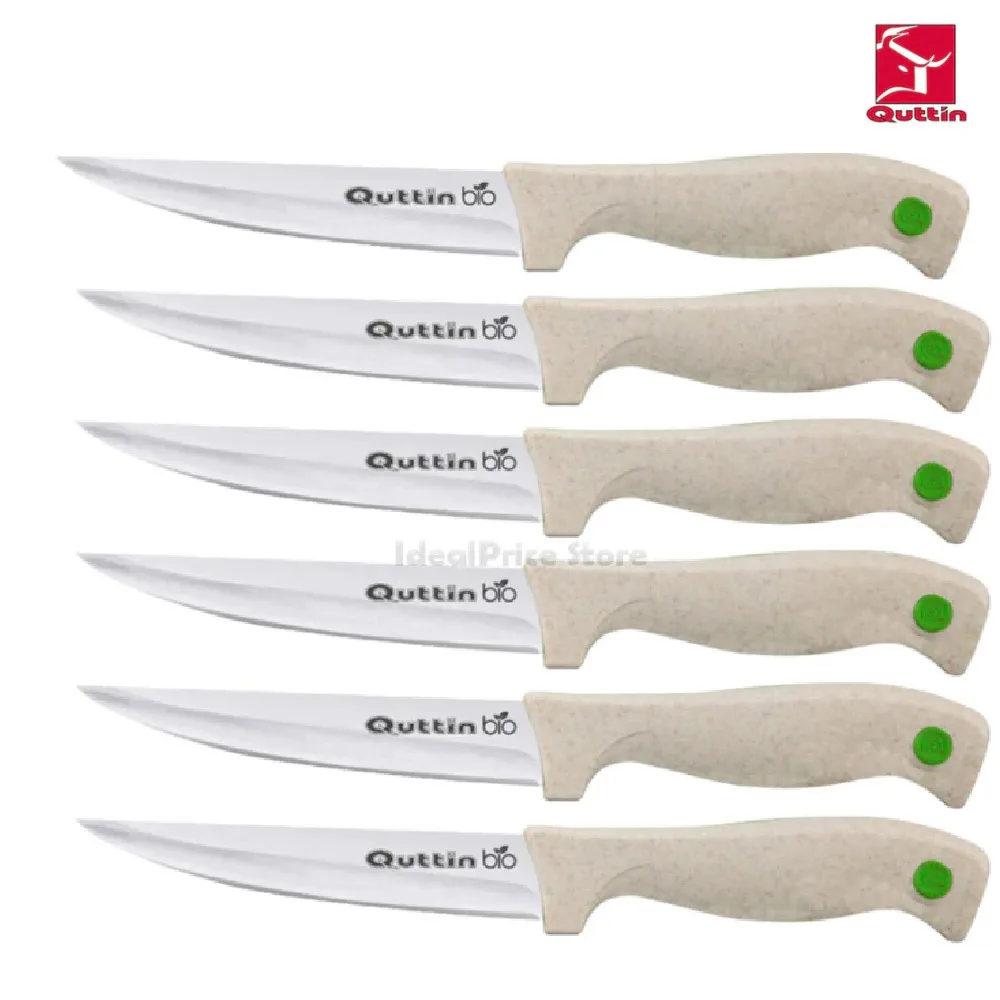 QUTTIN®Set of 6 kitchen knives BIO edge 11cm