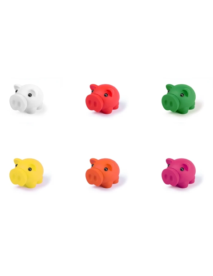 Lots of 30 rubber piggy Huchas-details and original gifts for weddings, baptisms, communions, and events.