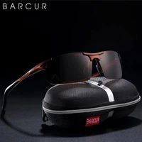 BARCUR-gafas de sol deportivas de aluminio para hombre y mujer, lentes fotocromáticas polarizadas, antirreflectantes, UV400