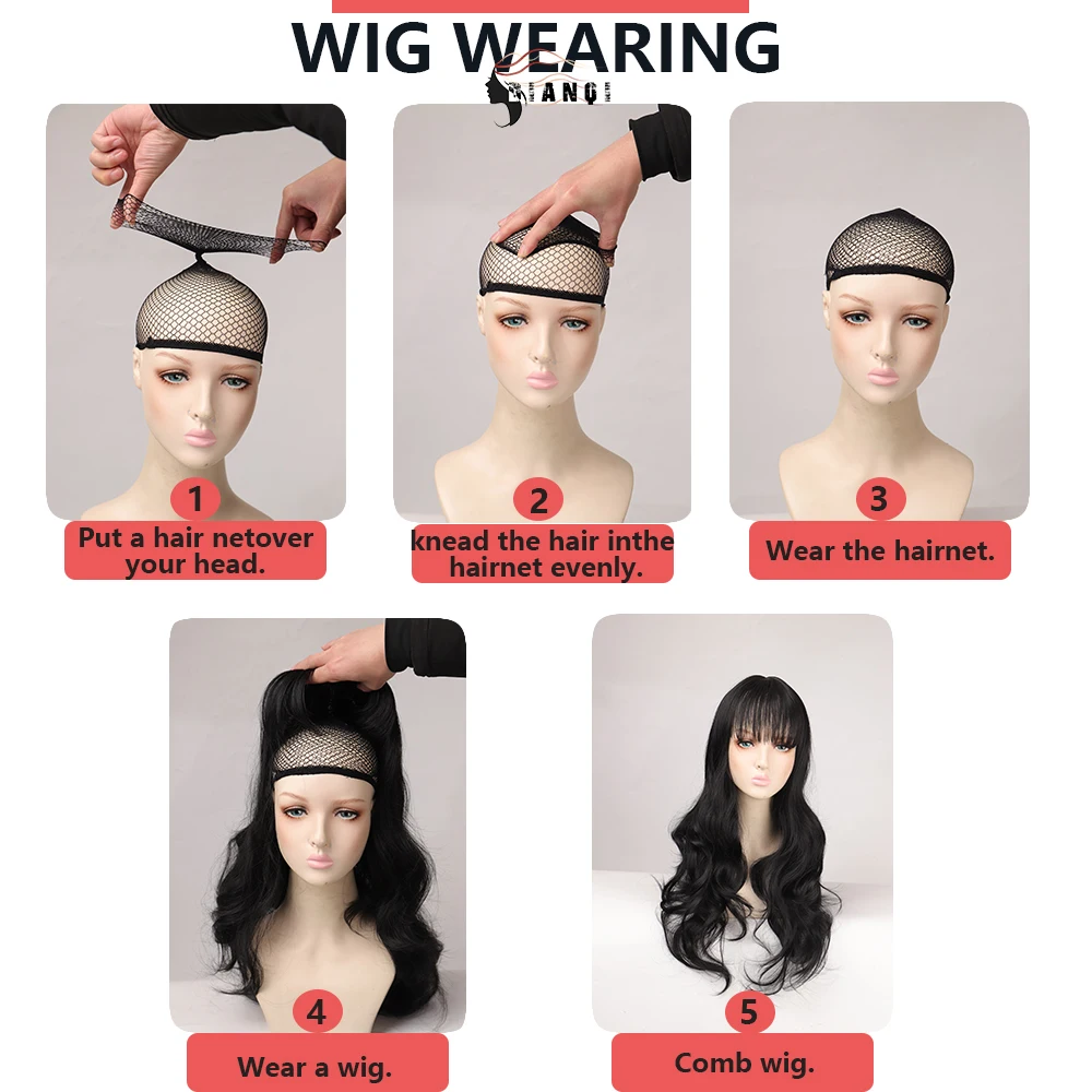 DIANQI Synthetic Hair Short Curly Hat Wigs For Women with Black Beret Naturally Connect False Hair Girl Party Hat Wig