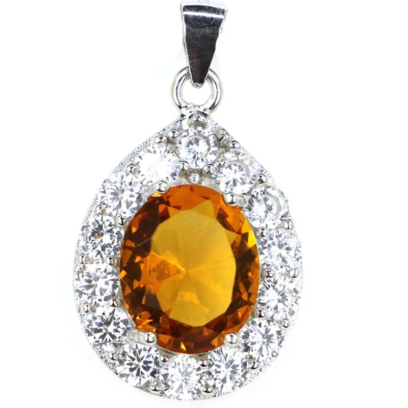 

Купите 5, получите 1 бесплатно 28x16 мм Ravishing 3,7 г цитрин Лондон швейцарский синий топаз аквамарин кровь рубин 925 твердый кулон из стерлингового серебра