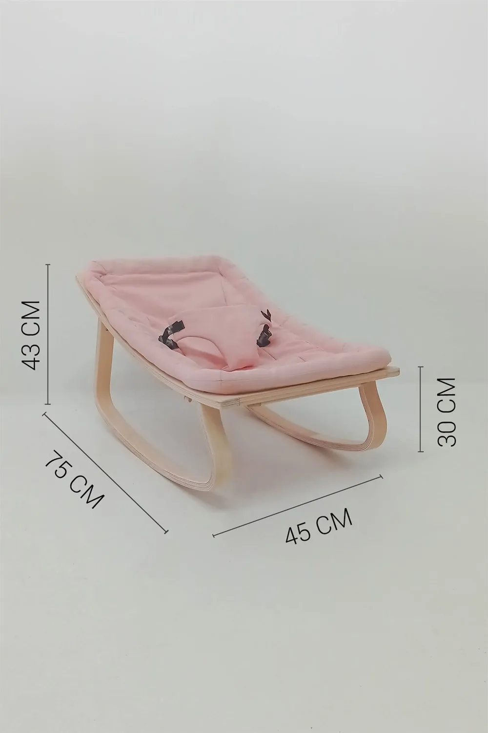 Natural Wooden Baby Mom Newborn Bouncer Wood Dangle Main Lap-Quality-Healthy-Handy-Ergonomic-Chic-Bohemian-Modern Child Care Kid