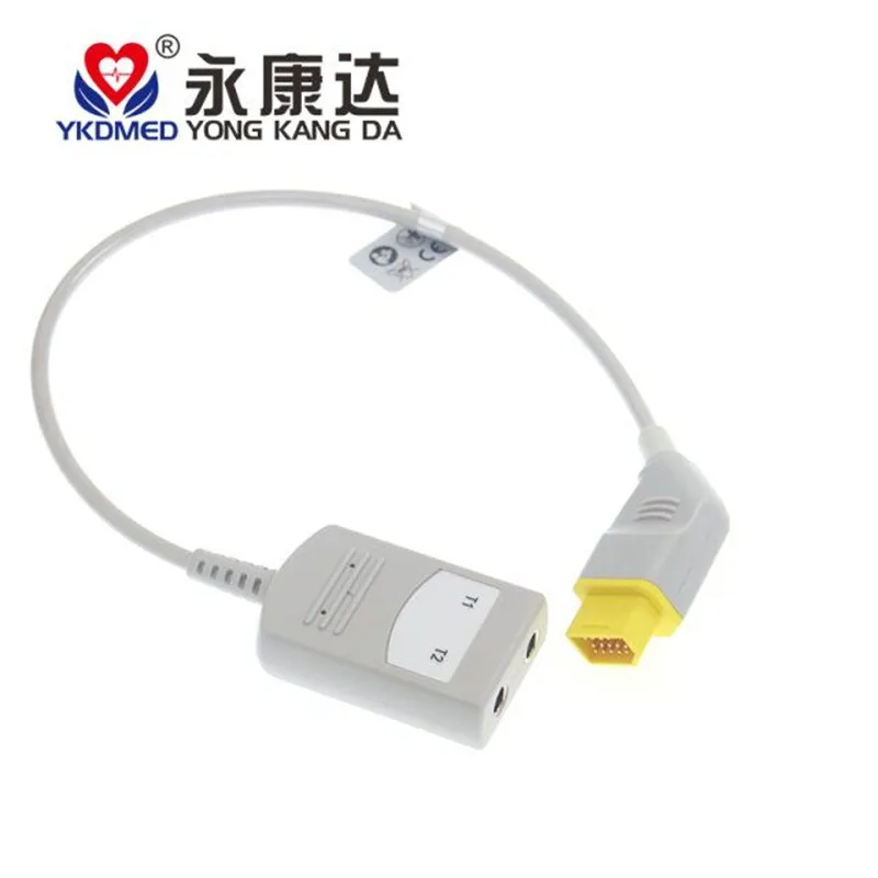 Compatible Nihon Kohden 14Pin Tempreture Adapter Cable