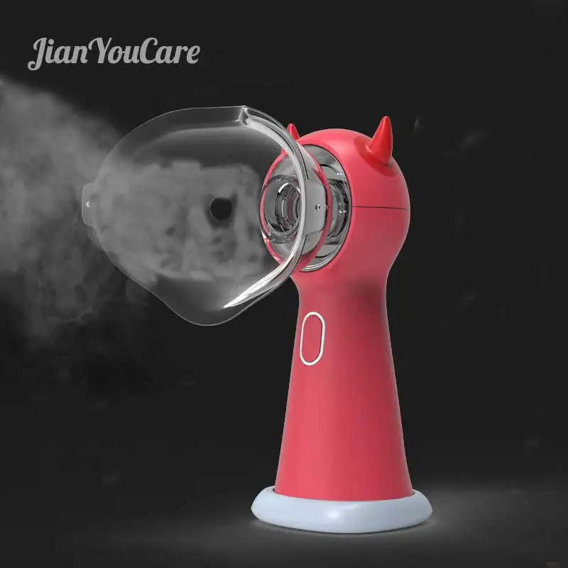 

JianYouCare Mini portable autoclean rechargeable atomizer silent mesh inhaler nebuliser inhalator for kids nebulizador portatil