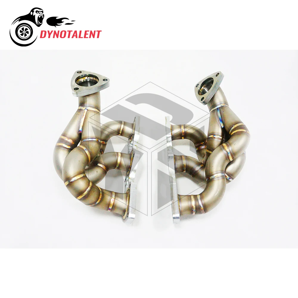 DYN RACING Stainless Steel 304 3.0mm Thick Brushed Pors che 991.1 3.8L Long Tube Header Exhaust Manifold