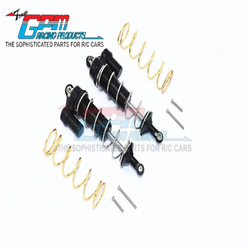 GPM ALUMINUM FRONT/REAR L-SHAPE PIGGY BACK SPRING DAMPERS 125MM -8PC SET FOR TRAXXAS 1/10 MAXX MONSTER TRUCK-89076-4 Upgrade