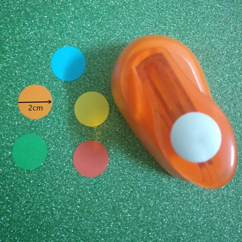 Дырокол Детский круглый 2 см, перфоратор для скрапбукинга, Эва, 20 мм