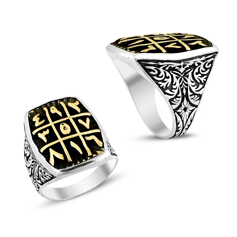 925 Silver Ottoman Resurrection Ertugrul Kayi Rings for Men