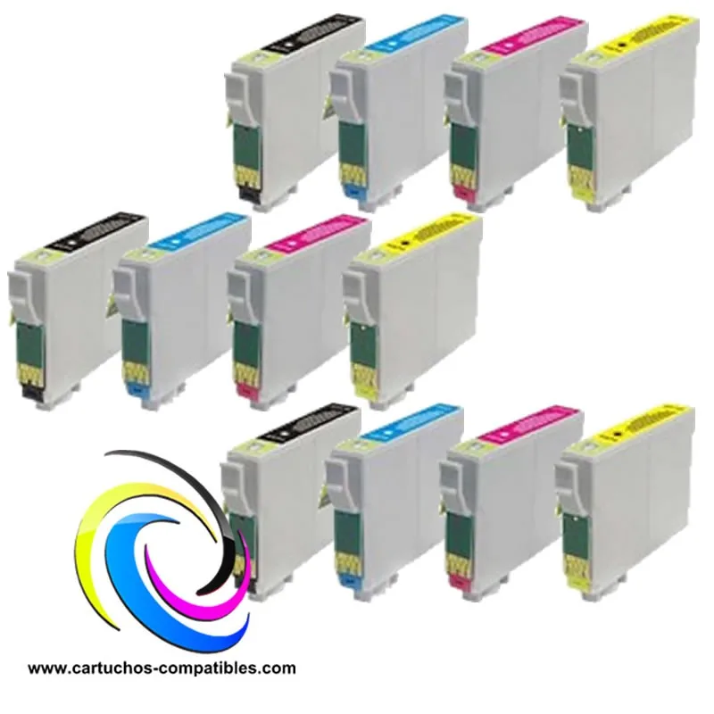 Compatible with Epson T0615 pack or units Stylus D68 D88 DX3800 DX3850 DX4200 DX4250 DX4800 DX4850 T0611 T0612 T0613 T0614