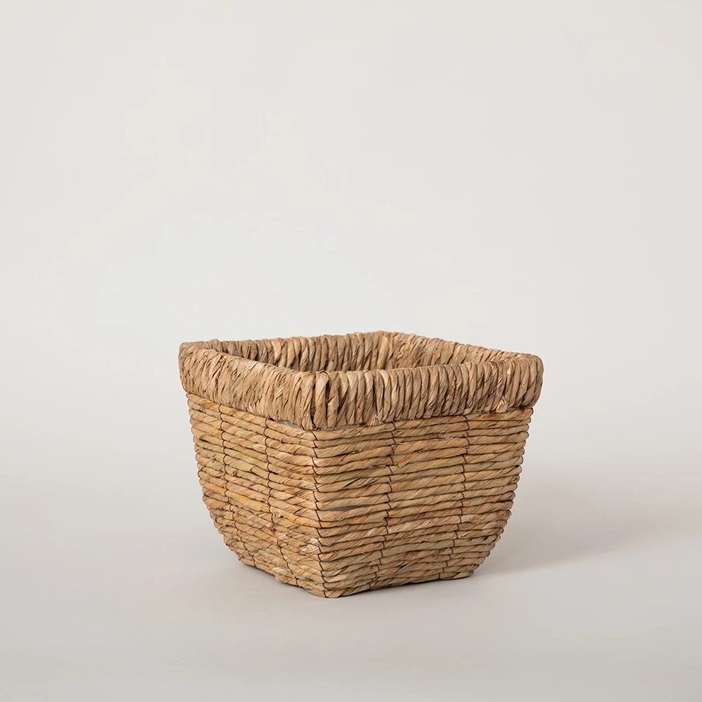 Basket Pot Flower Pots Decorative Wicker Pot Home Decoration Products Quality and Useful Stylish Flower Pot Natural 26x22 cm