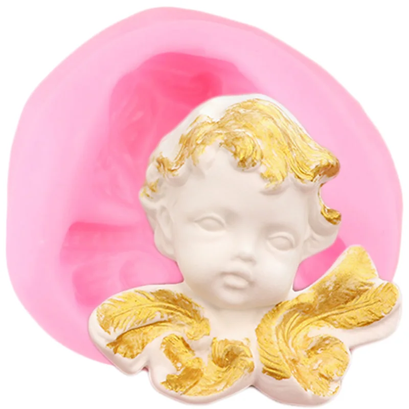 DIY Sugarcraft Angel Baby Silicone Mold Fondant Molds Cake Decorating Tools Candy Resin Clay Chocolate Gumpaste Moulds