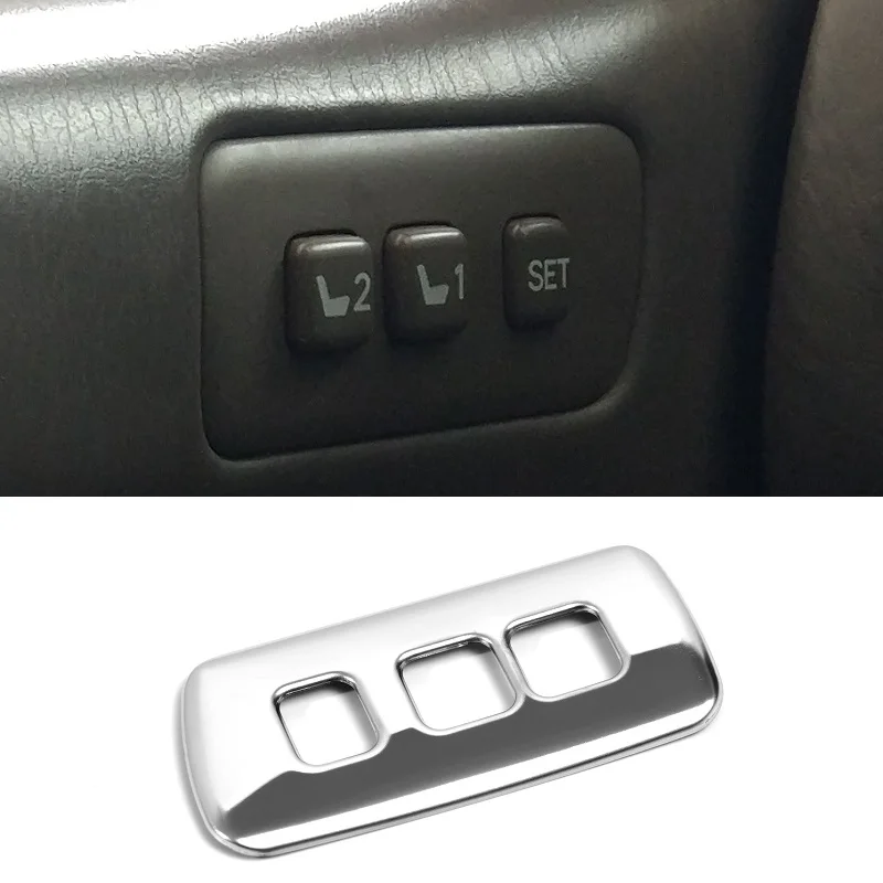 Adjustment seat control switch button cover interior decorative cover trim for Toyota Land Cruiser FJ100 LC100 LC105 Lexus LX470