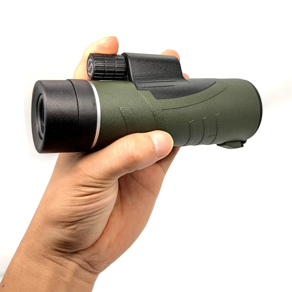 TONTUBE 80x100 HD Monocular Telescope Long Range Portable Day/Night Vision Camping Tripod Phone Clip Outdoor Hunting Telescope