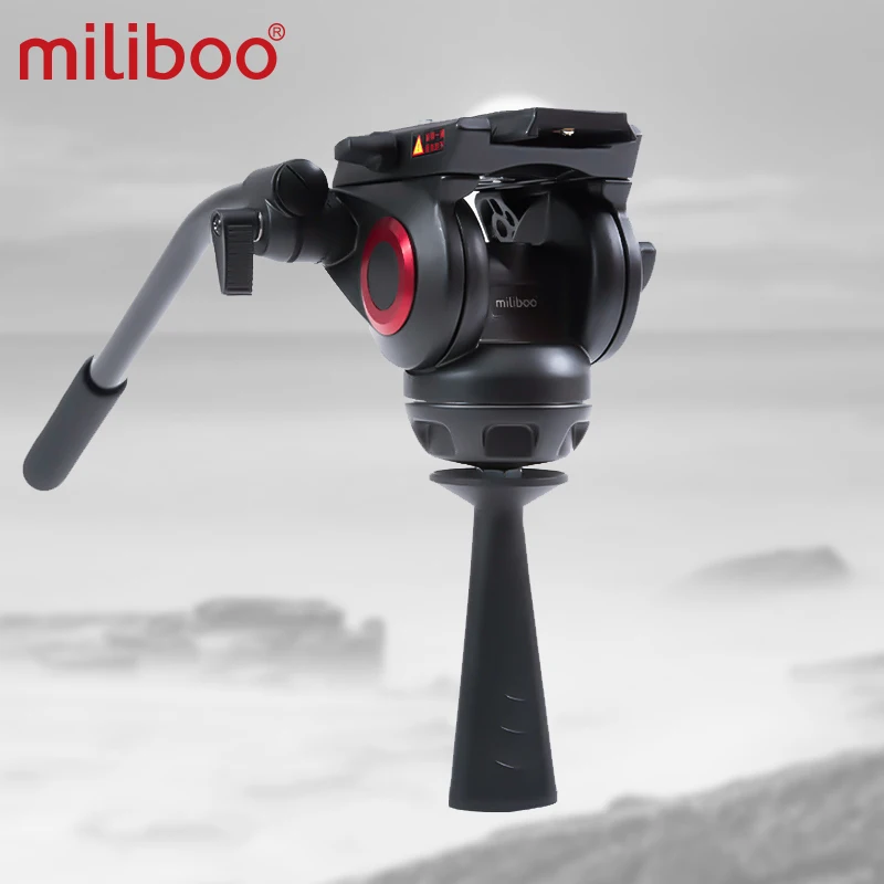 miliboo MTT701A Portable Aluminium tripod for Professional Camcorder/Video Camera/DSLR Tripod Stand,with Hydraulic Ball Head