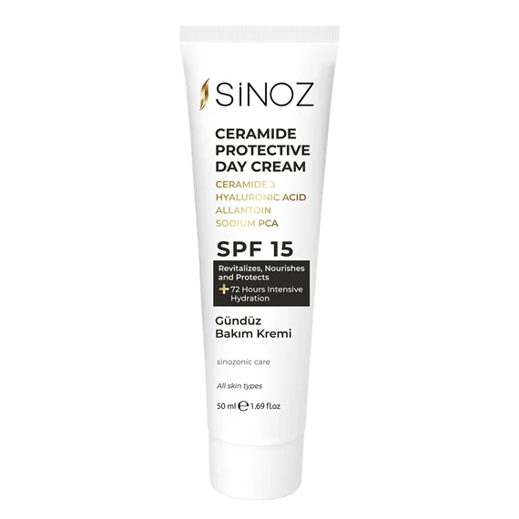 

Sinoz Day Care Cream Rich Ceramide Contained Formula Anti Wrinkle Lift Firming Essence Skin Moisturizing Protects Skin for Sun