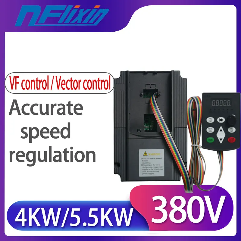 vfd drive For Motor 440V 4KW/5.5KW 3 Phase Input And Three Output 50hz/60hz AC Drive VFD Frequency Inverter