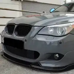 For BMW 5 series M tech E60 2003 - 2010 Hamann Style Front FRONT BUMPER Splitter diffuser lip body kit Spoiler