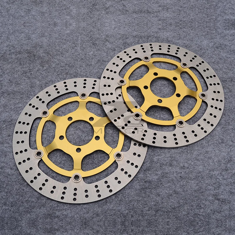 Front Brake Disc Rotor Pad For Kawasaki ZXR 400 R 1989-1990 ZZR400 1990-2001 1991 1992 1993 1994 1995 1996 2004 2005 1997