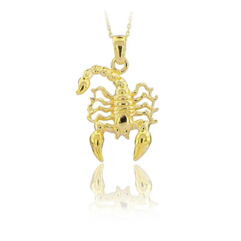 Scorpio Necklace 925 Sterling Silver Unisex Animal Necklace