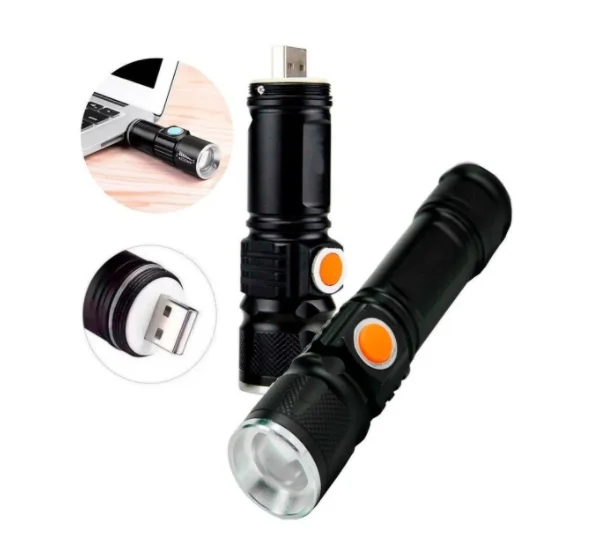 Lanterna Led Potente Luz Ultravioleta Negra Uv T6 Escorpião