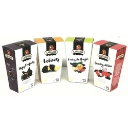 LaPasion Set Productos Gourmet para regalo - Frutas de Aragón | Guindas | Higos trufados | Gajos de naranja confitada bañados en