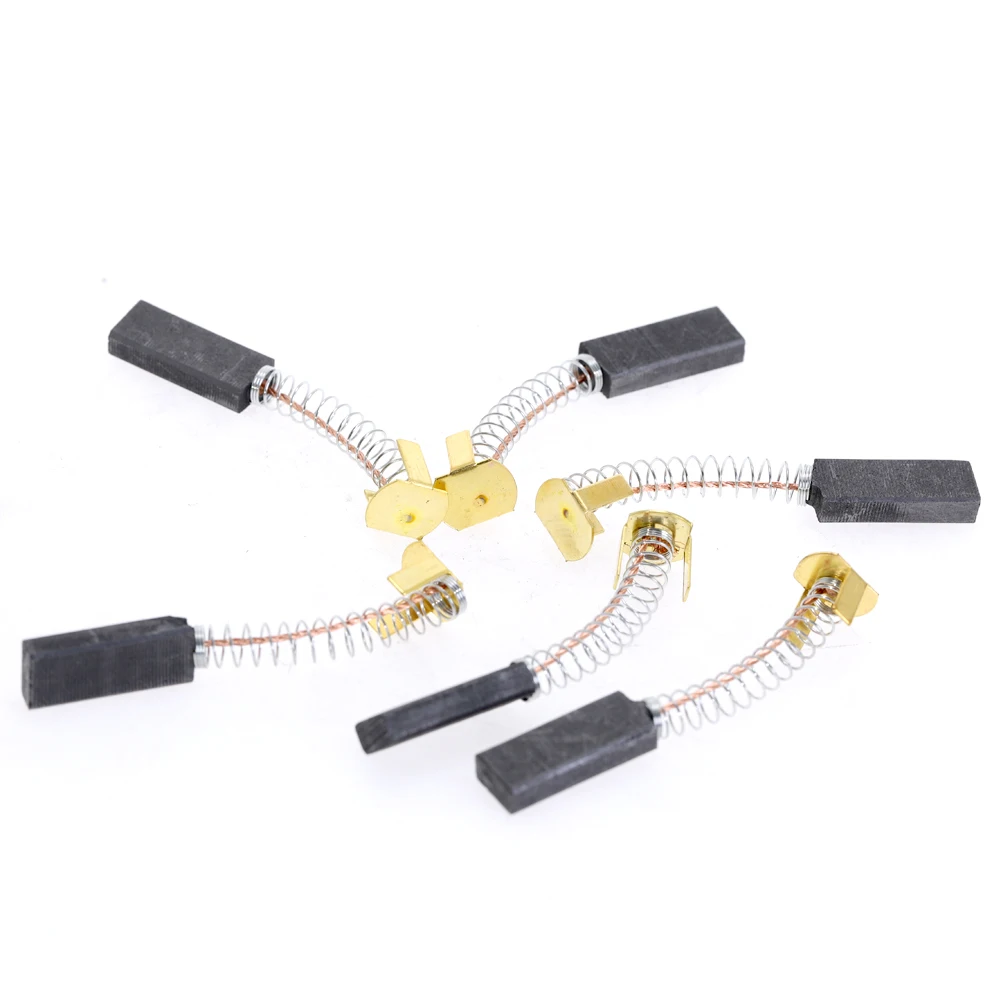 10pcs Carbon Brushes Drill Electric Grinder Replacement 4x8x20mm Spare Parts Brush for Electric Motors Rotary Tool