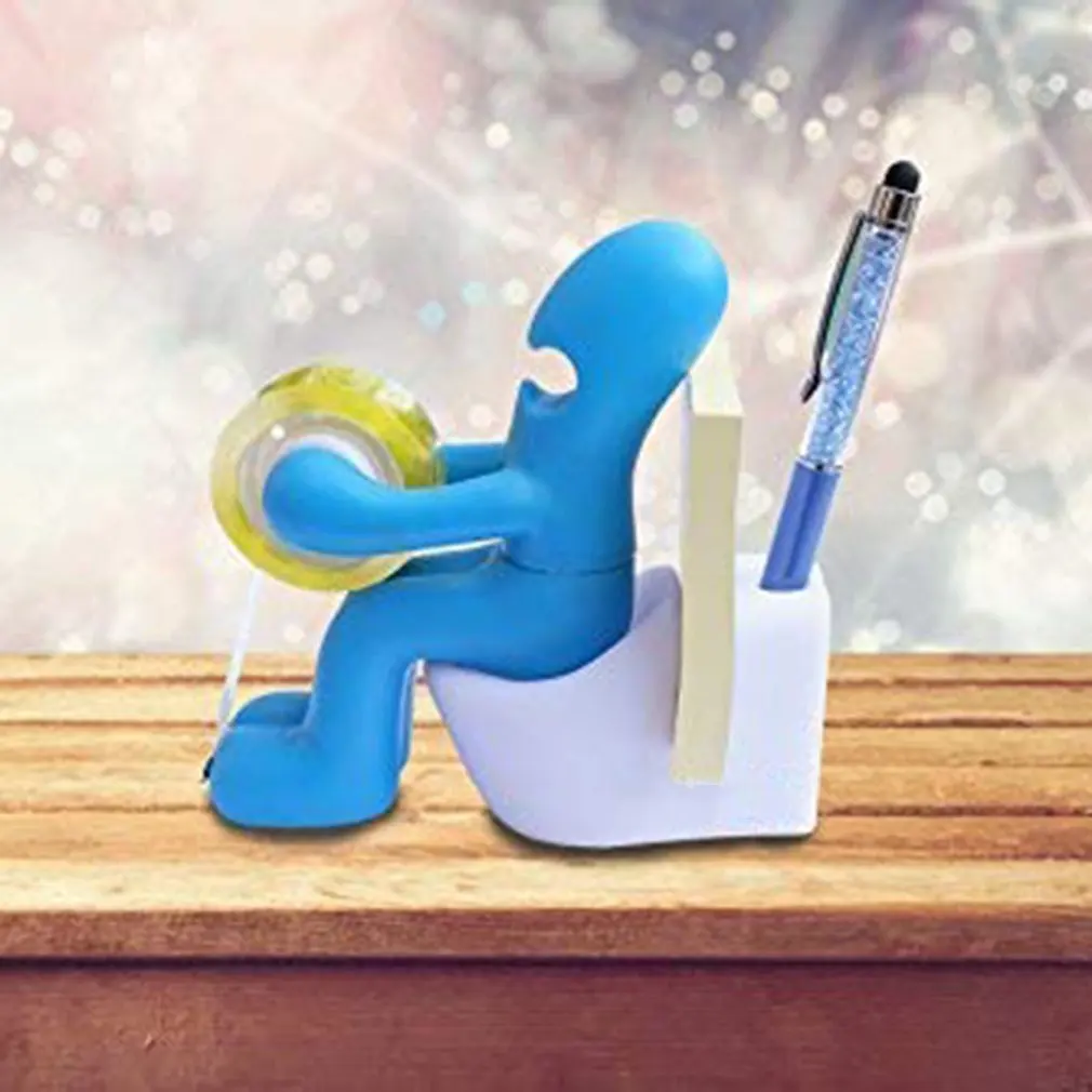 Tape Dispenser and Supply Station Funny Accessory for Office Home or School Creative Adhesive Tape Holder Cool