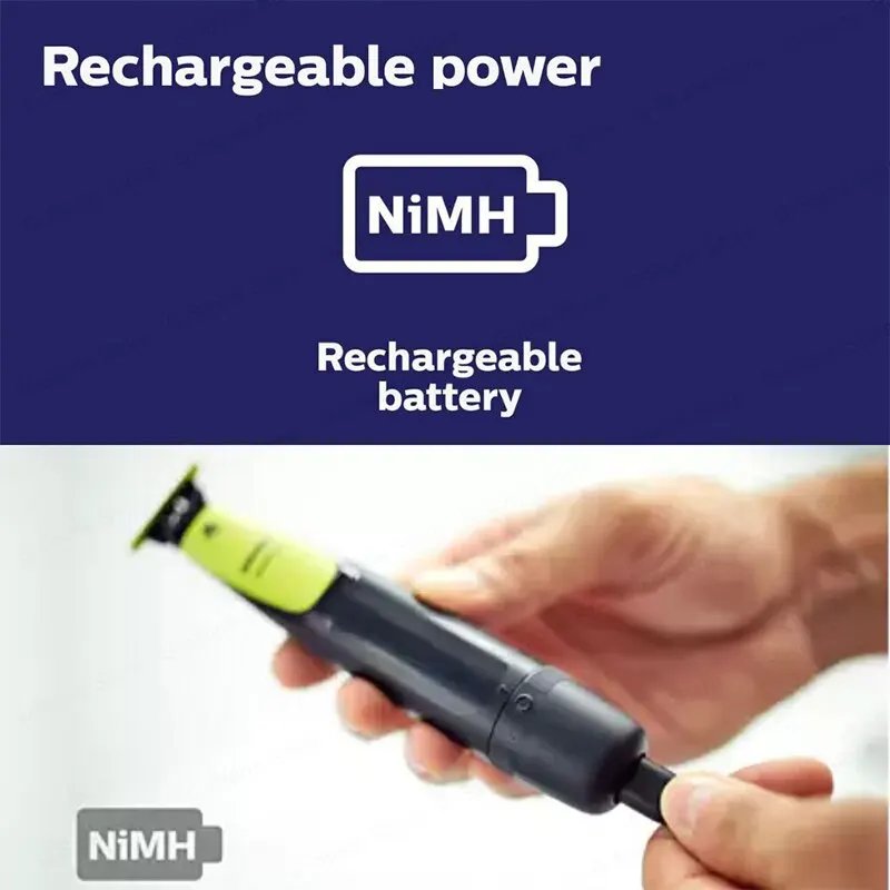 Ban Đầu Philips OneBlade QP2510 Lược Điện Máy Cạo Râu Chạy Pin Sạc Chống Thấm Nước Có Thể Giặt Có Thể Tháo Rời Độ Chính Xác Râu Nam