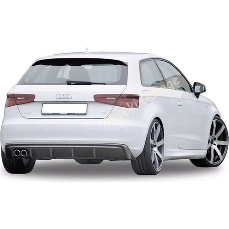 Audi A3 8V Rieger Diffuser (Plastic) For Models 2012-2016 Auto Styling Car Accessories REAR Bumper- Wings Flaps Tires Spoilers