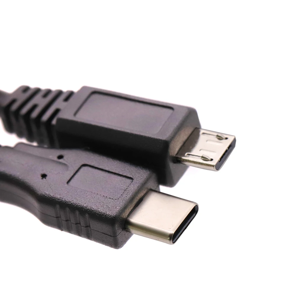 Кабель «Папа-папа» с портом Type-C на Micro USB 0,3, длина 1 м/3,1 м